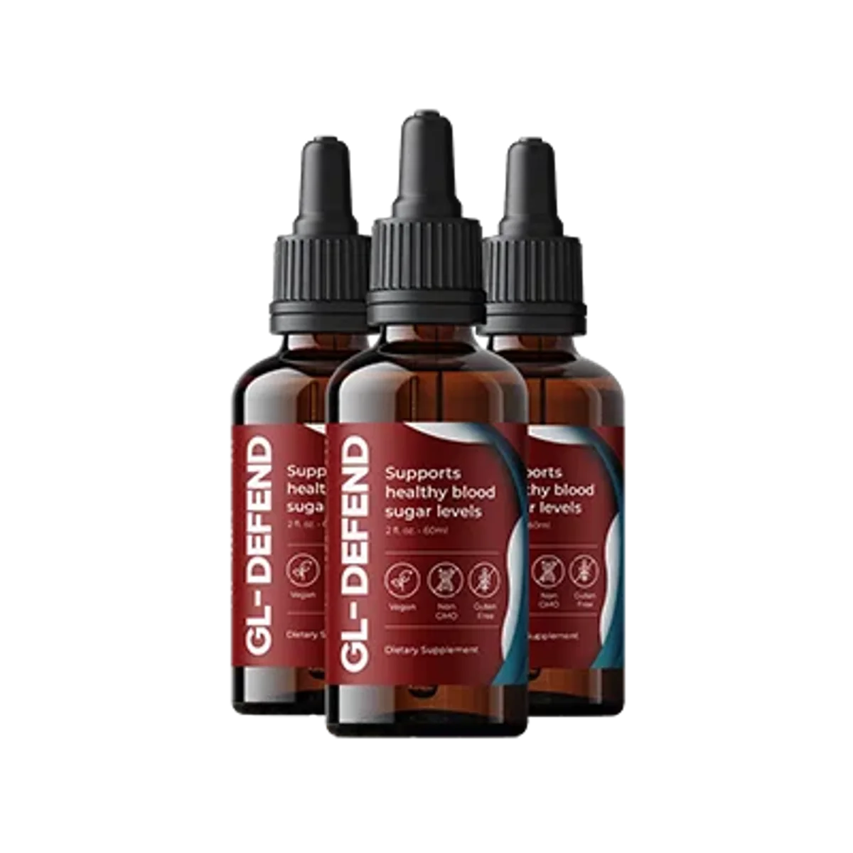 GL Defend Blood Sugar Supplement Bottle (Front Label)